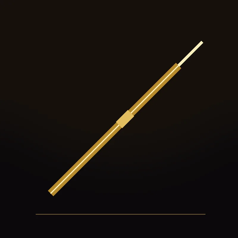 A gold fountain pen